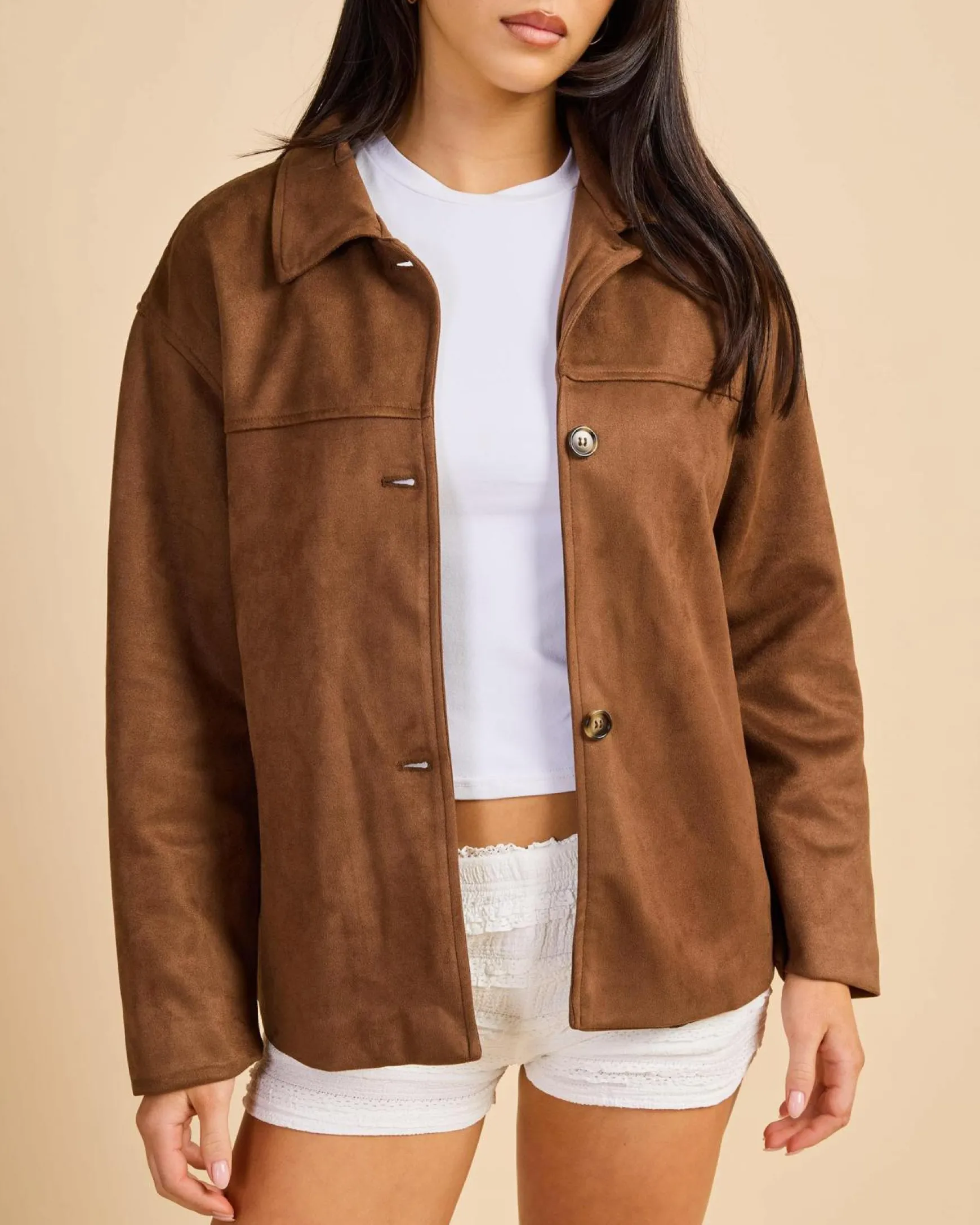 Billie Faux Suede Jacket
