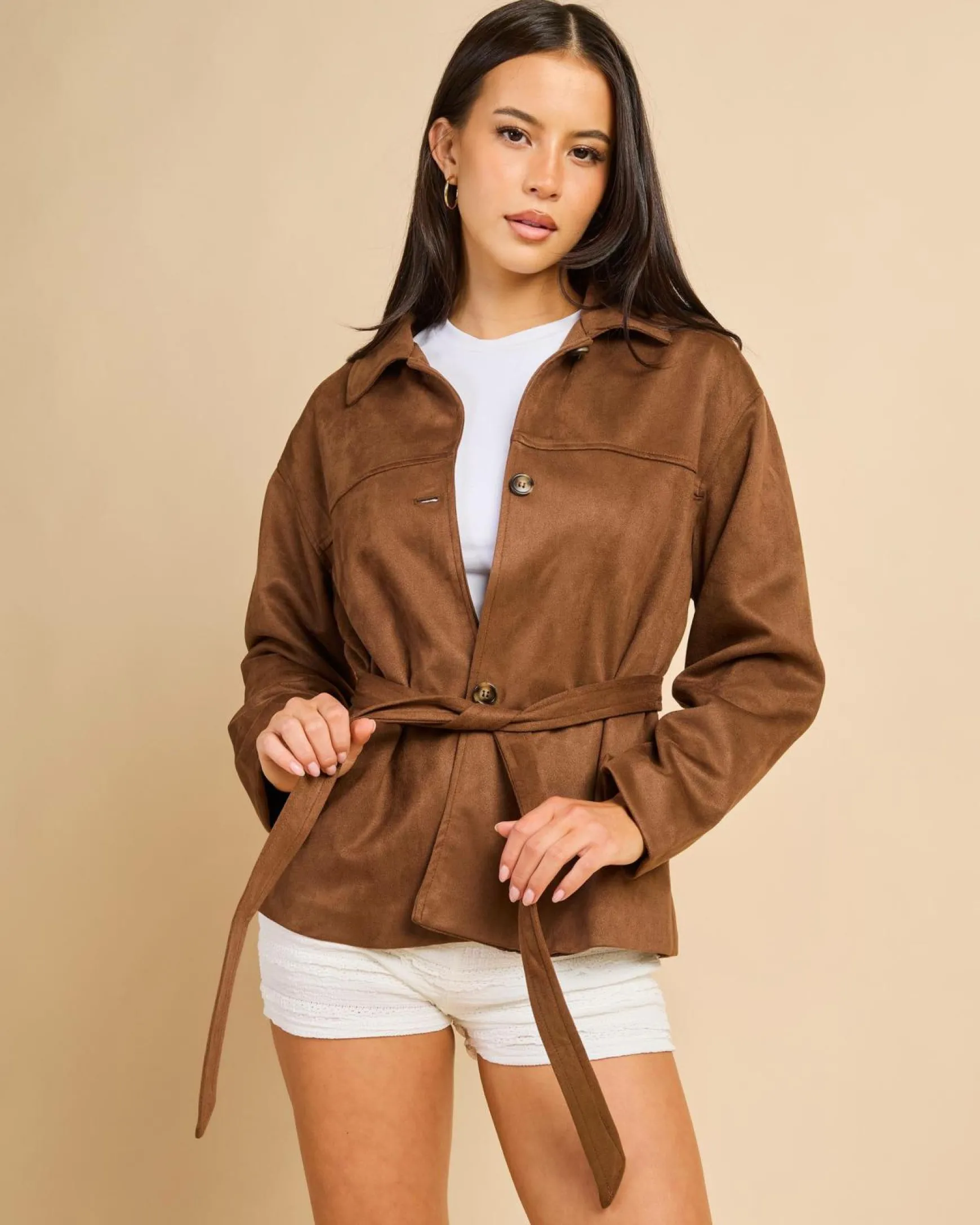 Billie Faux Suede Jacket