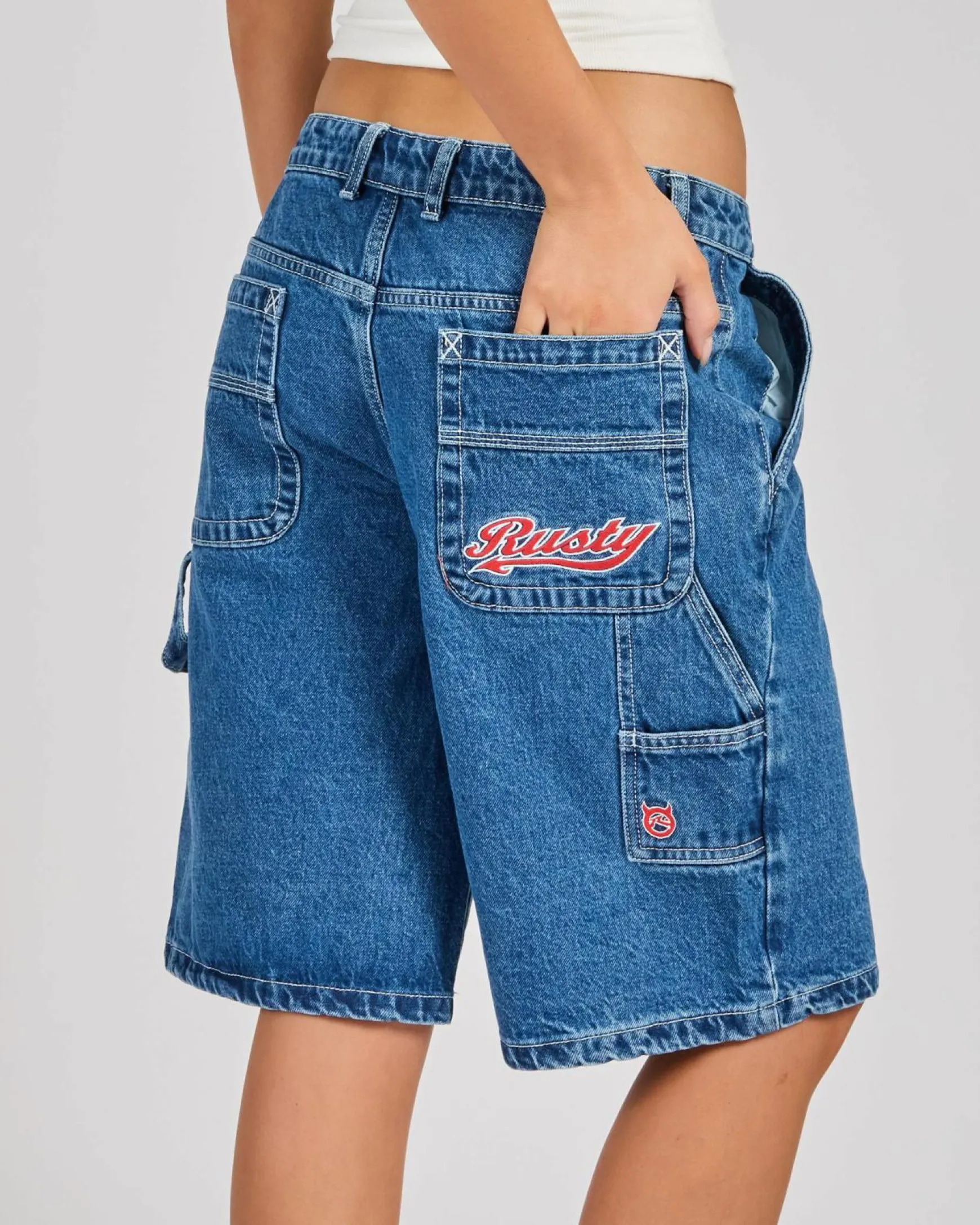 Billie Low Rise Carpenter Shorts