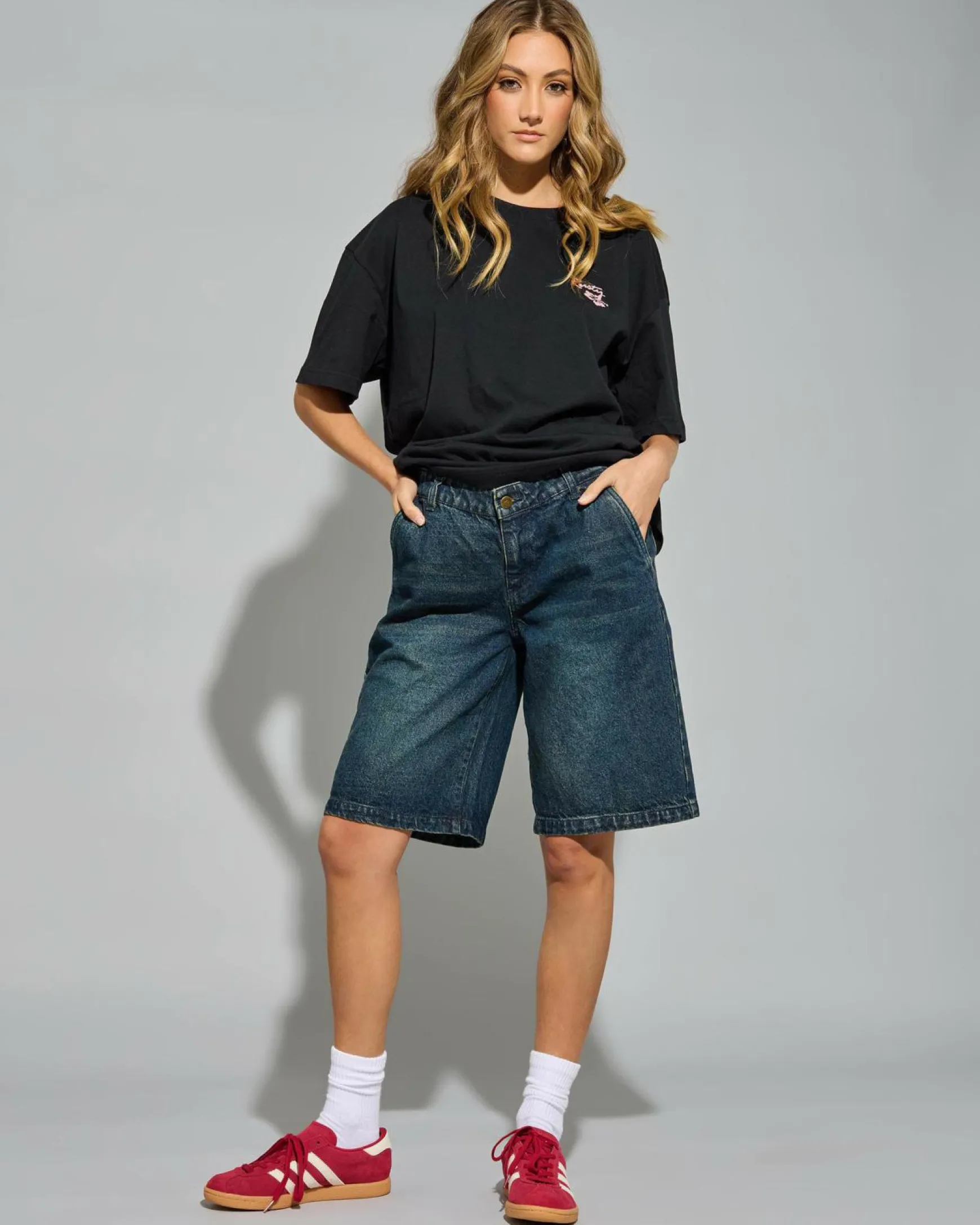 Billie Low Rise Carpenter Shorts