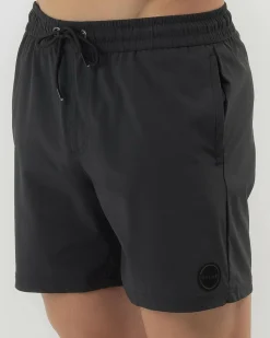 Bind Elastic Waist Shorts