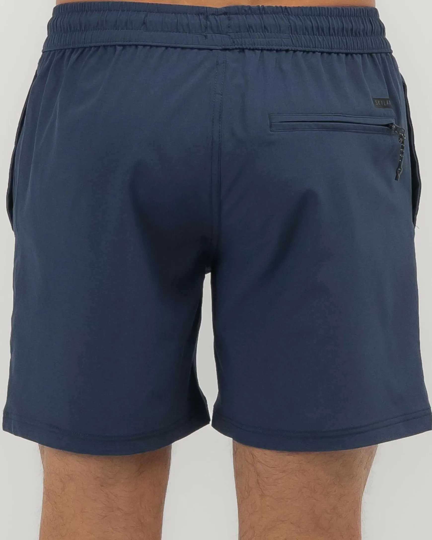Bind Elastic Waist Shorts