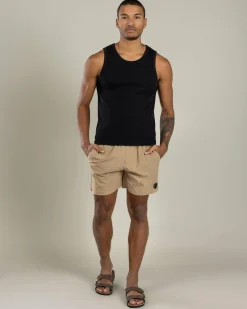 Bind Elastic Waist Shorts
