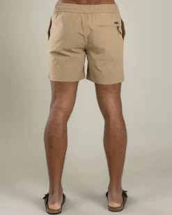 Bind Elastic Waist Shorts