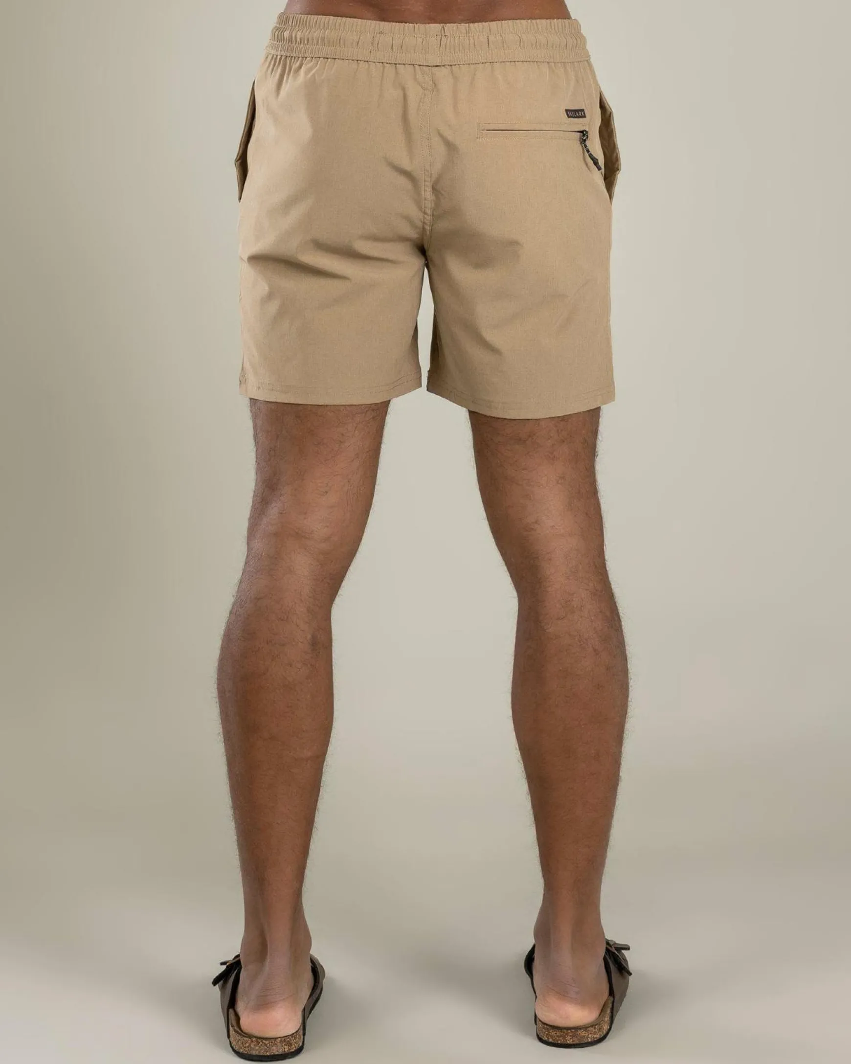 Bind Elastic Waist Shorts
