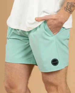 Bind Elastic Waist Shorts