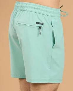 Bind Elastic Waist Shorts
