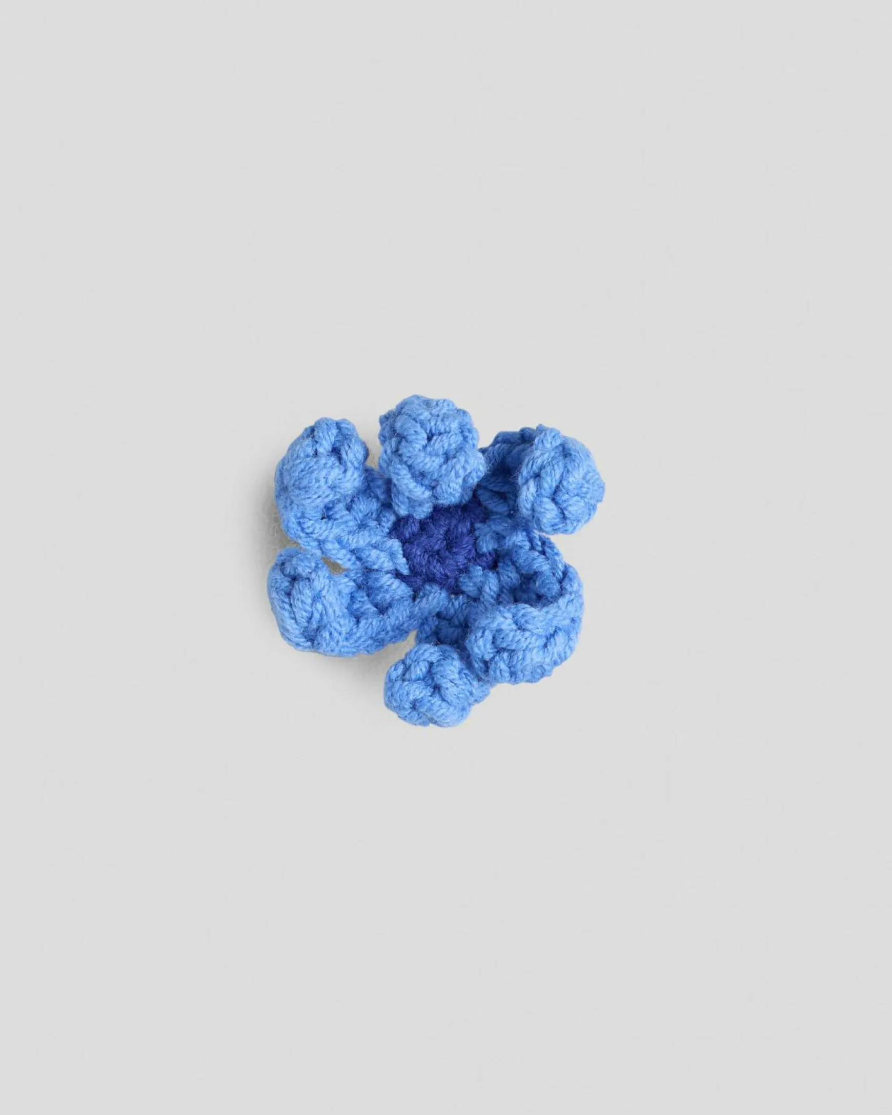 Blue Crochet Flower Jibbitz
