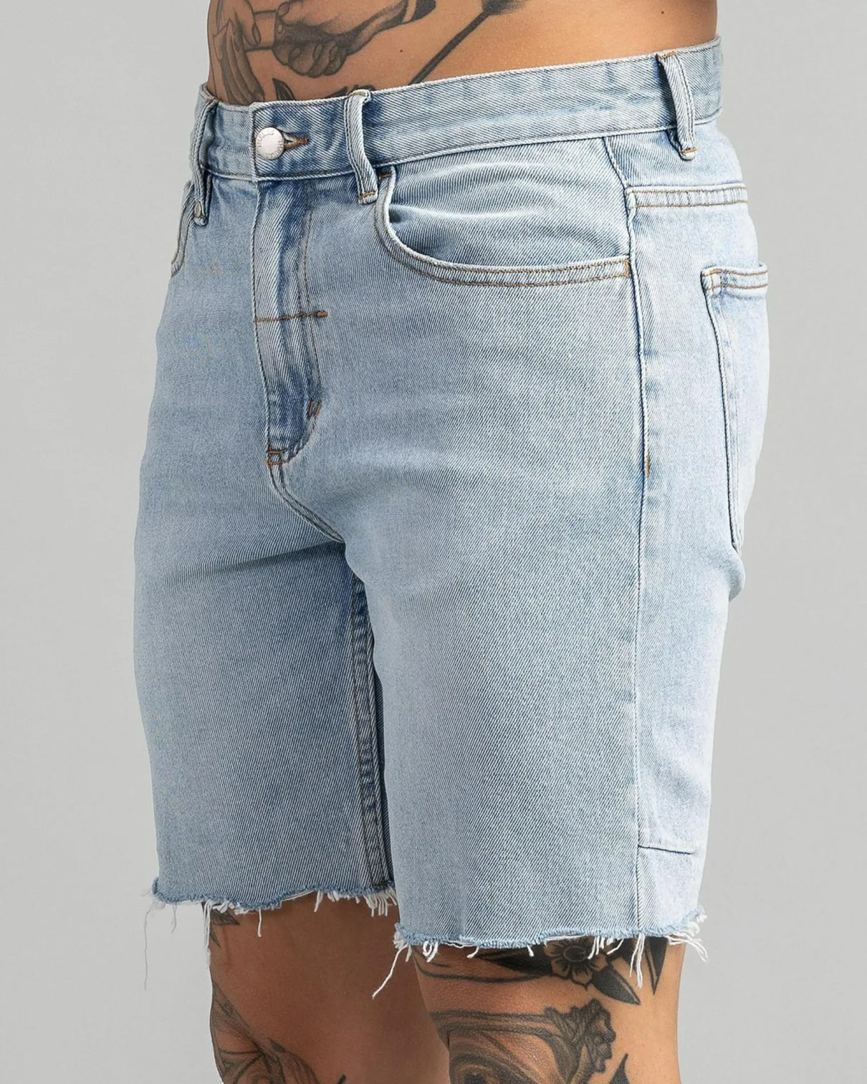 Bones Denim Shorts