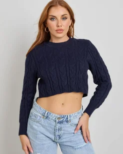 Bookworm Cable Knit Jumper