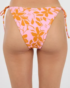 Bora Bora Floral Tie Side High Cut Bikini Bottom