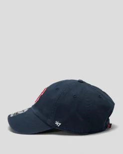 Boston Red Sox Navy '47 Clean Up Strapback