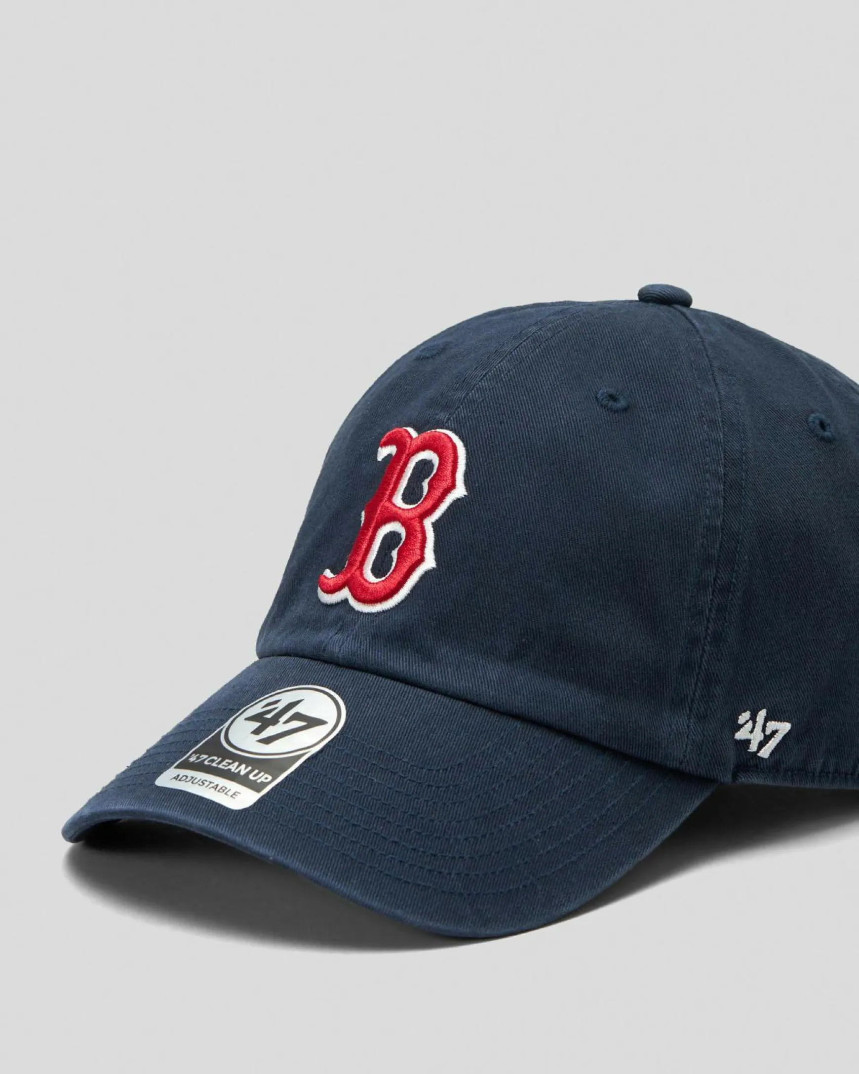 Boston Red Sox Navy '47 Clean Up Strapback