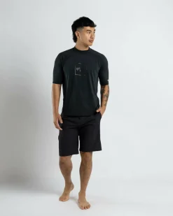 Boxed Arch Short Sleeve Rash Vest