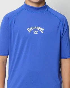 Boys' All Day Arch Short Sleeve Rash Vest