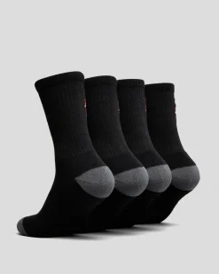 Boys' Classic Dot Crew Socks 4 Pack