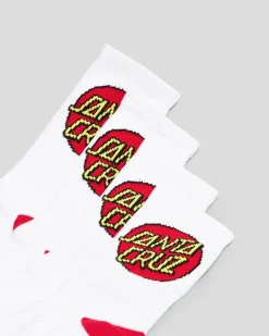 Boys' Classic Dot Crew Socks 4 Pack