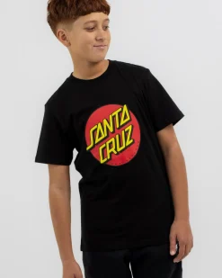 Boys' Classic Dot Puff Front T-Shirt