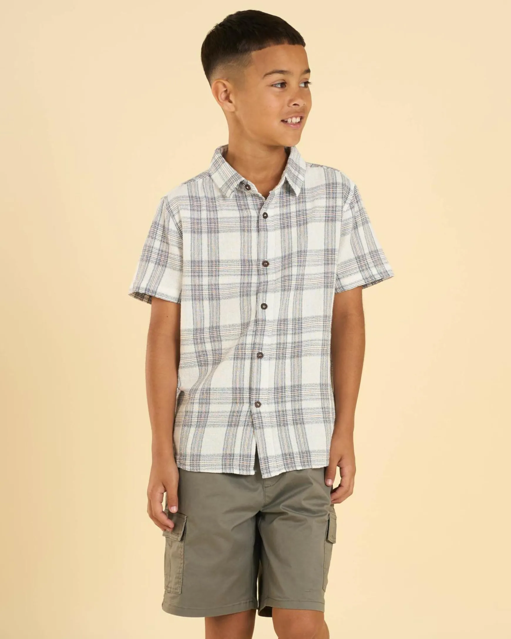 Boys' Coordinate Short Sleeve Shirt