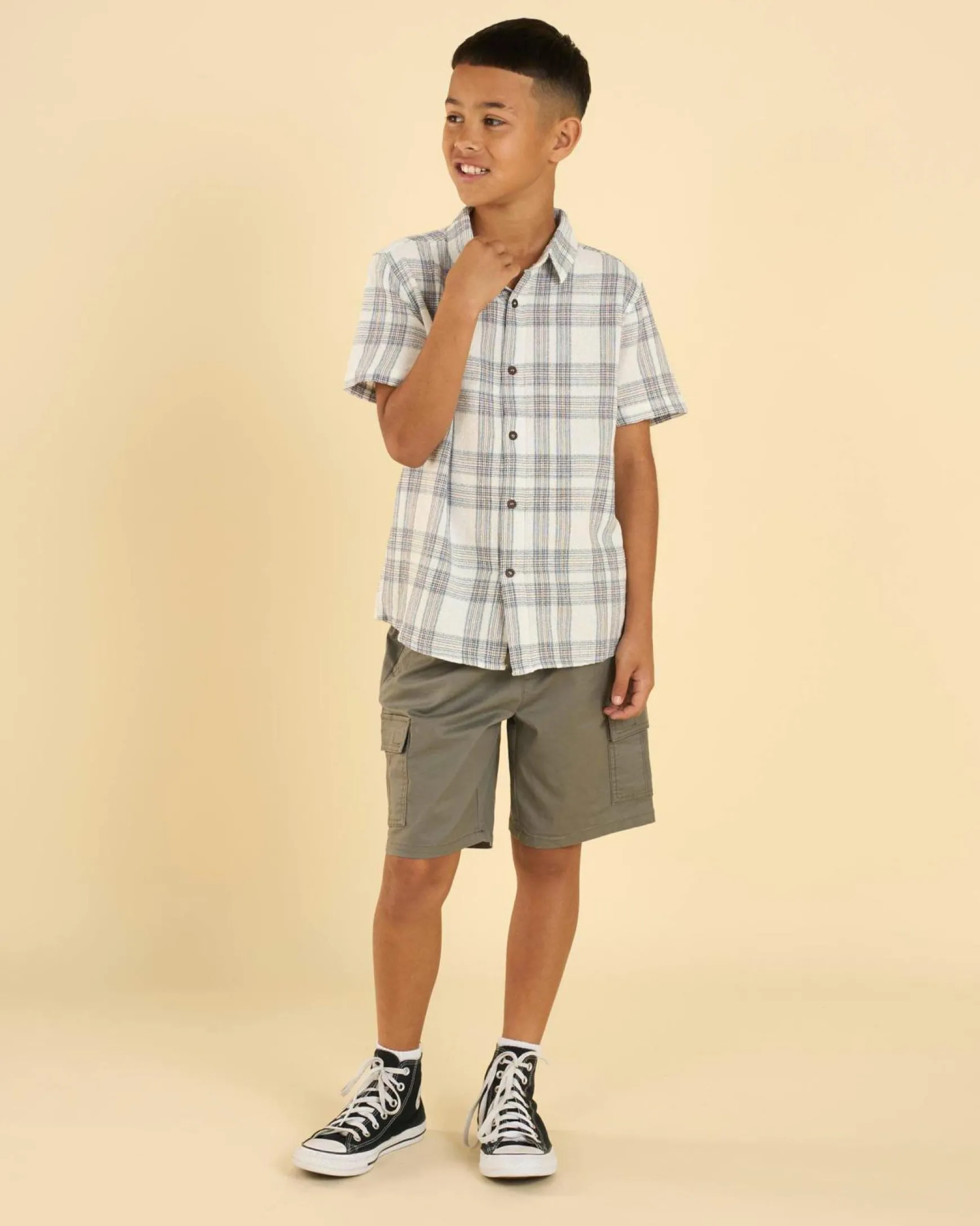 Boys' Coordinate Short Sleeve Shirt