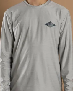 Boys' Diamond Shoreline Long Sleeve Rash Vest