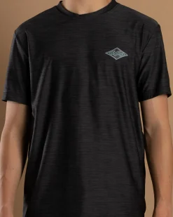 Boys' Diamond Shoreline Short Sleeve Rash Vest