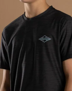 Boys' Diamond Shoreline Short Sleeve Rash Vest