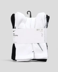 Boys' Everyday Comfort Crew Socks 6 Pack