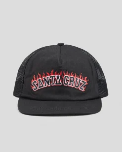 Boys' Flamed Collegiate Arch Trucker Cap