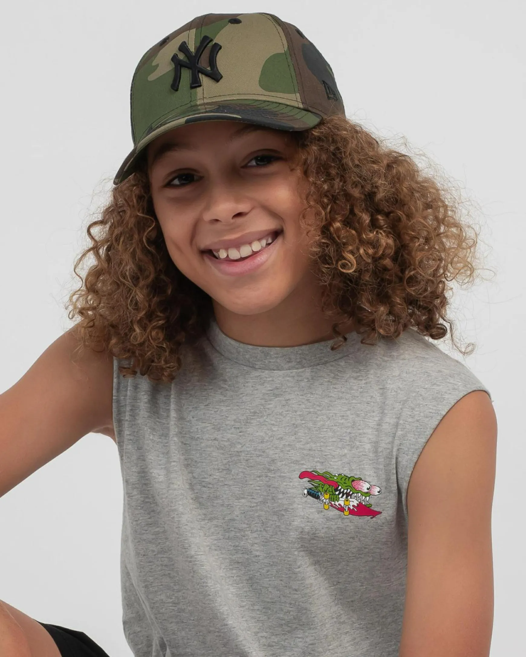 Boys' 9Forty Camo Cap