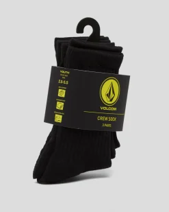 Boys' Full Stone Socks 3 Pack