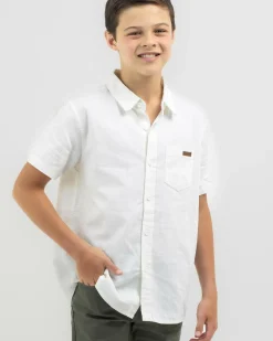Boys' Hemp Short Sleeve Shirt