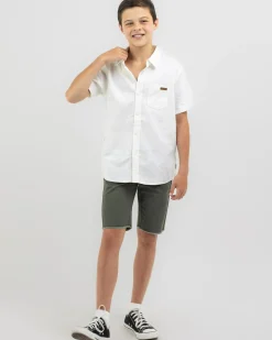 Boys' Hemp Short Sleeve Shirt