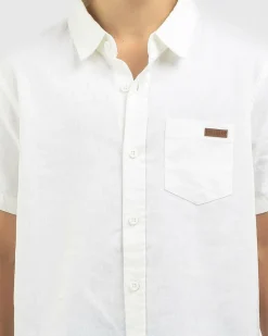 Boys' Hemp Short Sleeve Shirt