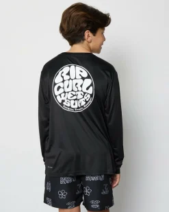 Boys' Icons Surflite Long Sleeve Rash Vest