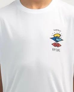 Boys' Icons Surflite Short Sleeve Rash Vest