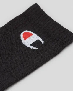 Boys' Large Sport C Logo Crew Socks 3 Pack