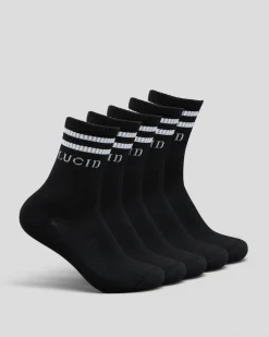 Boys' Linked Crew Socks 5 Pack