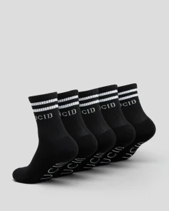 Boys' Linked Crew Socks 5 Pack