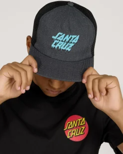 Boys' Melting Strip Trucker Cap