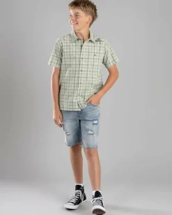 Boys' Mogul Check Short Sleeve Shirt