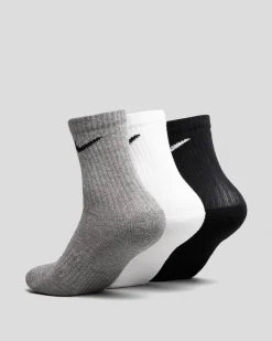 Boys' Perfect Cushion Crew Trail Socks 3 Pack