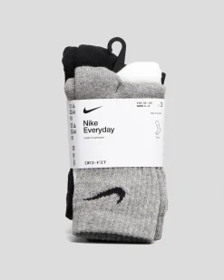 Boys' Perfect Cushion Crew Trail Socks 3 Pack