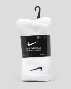 Boys' Perfect Cushion Crew Trail Socks 3 Pack