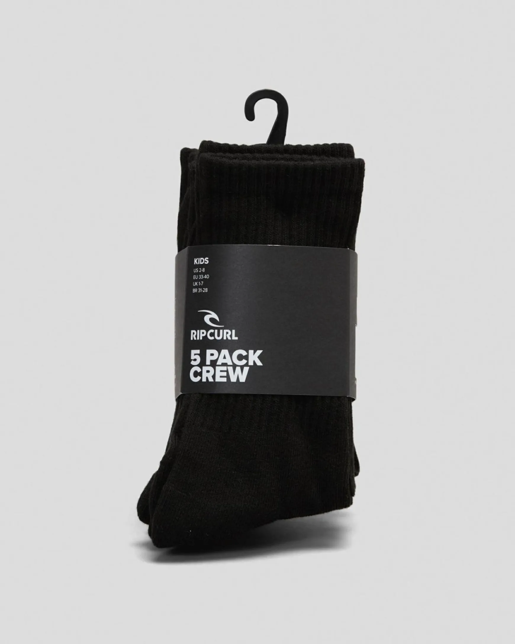 Boys' School Crew Socks 5 Pack