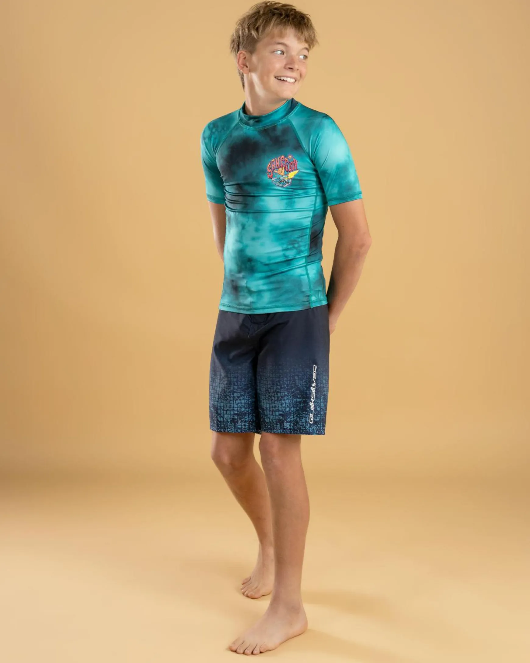 Boys' Scrap Short Sleeve Rash Vest