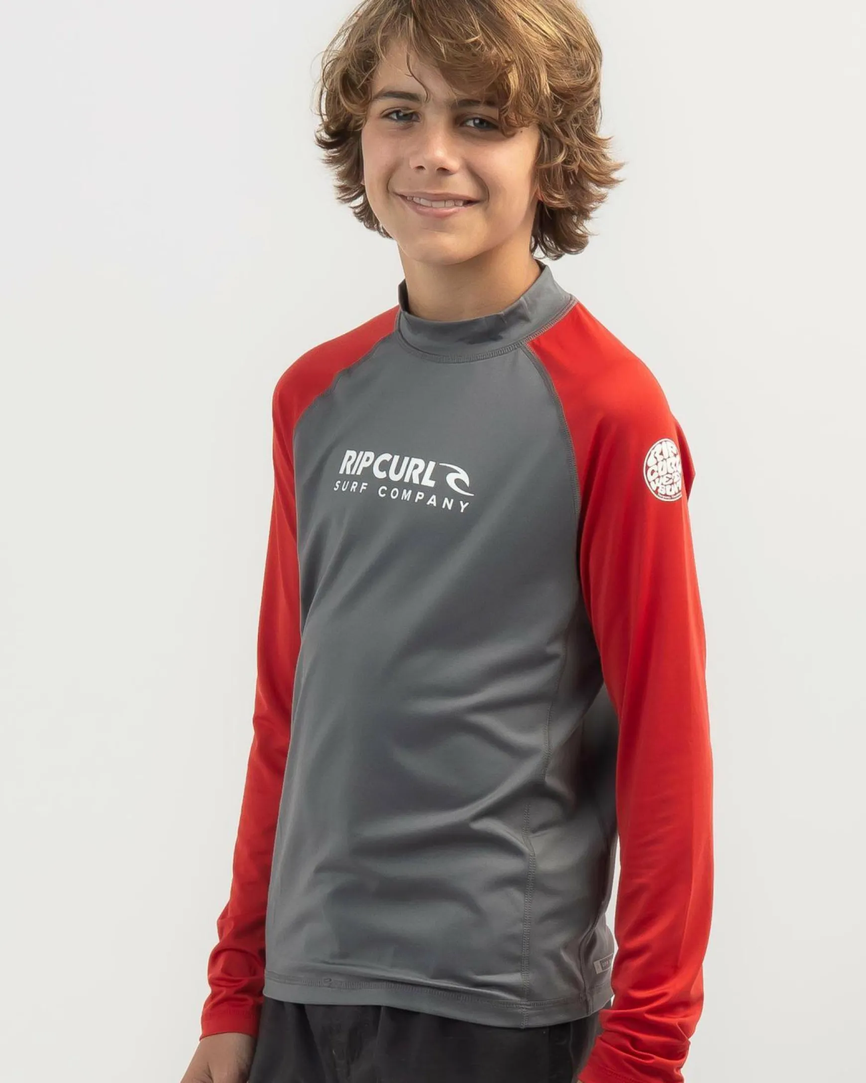 Boys' Shock Long Sleeve Rash Vest