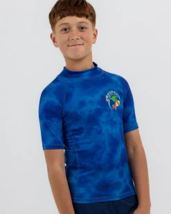 Boys' Shred Short Sleeve Rash Vest