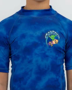 Boys' Shred Short Sleeve Rash Vest