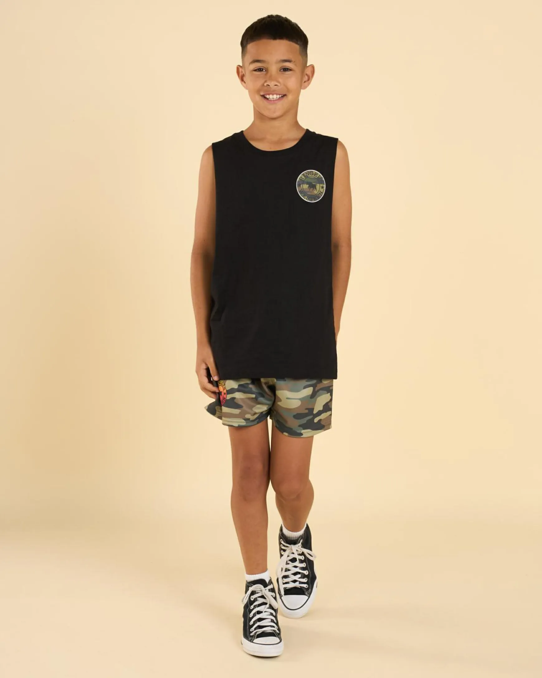 Boys' Signature Bull Footy Shorts